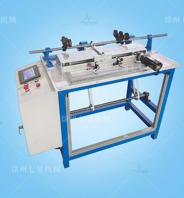 PLC伺服雙頭電子復(fù)繞機